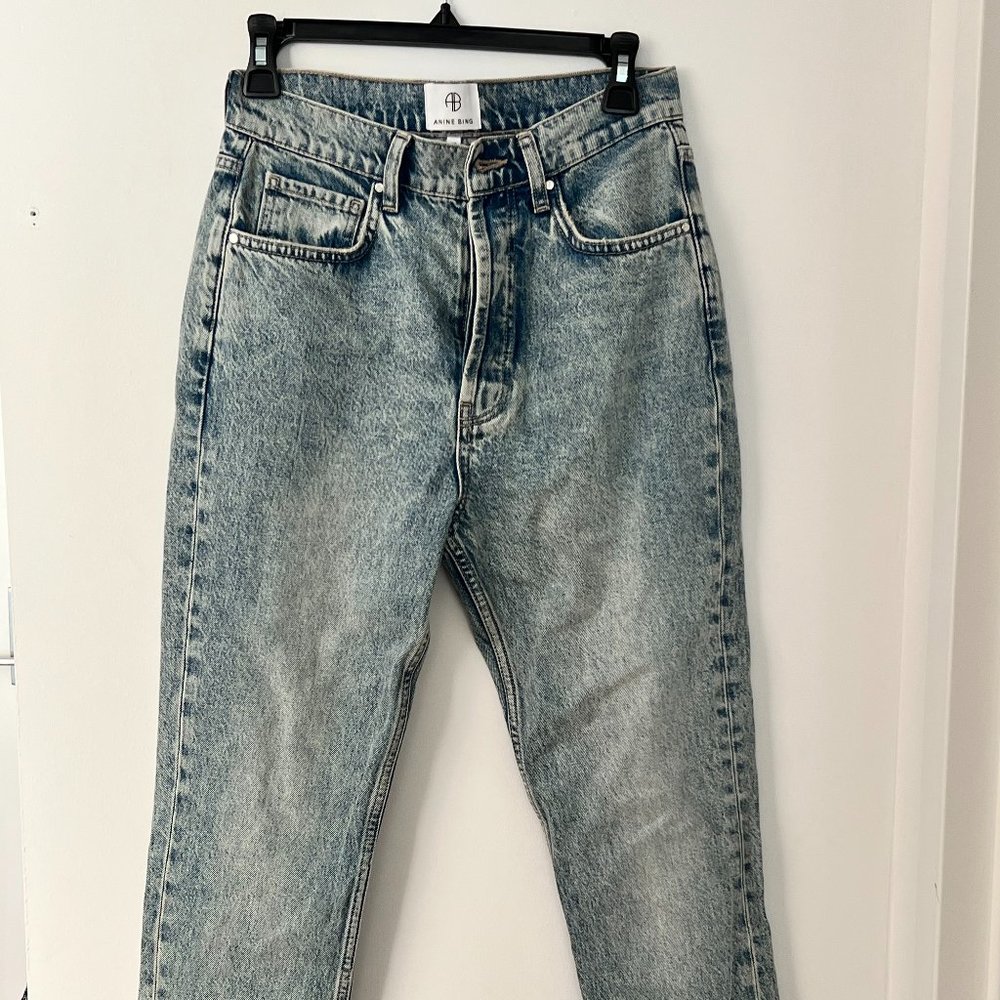 Anine Bing Sonya Jean Size 27 - Washed Blue NWOT